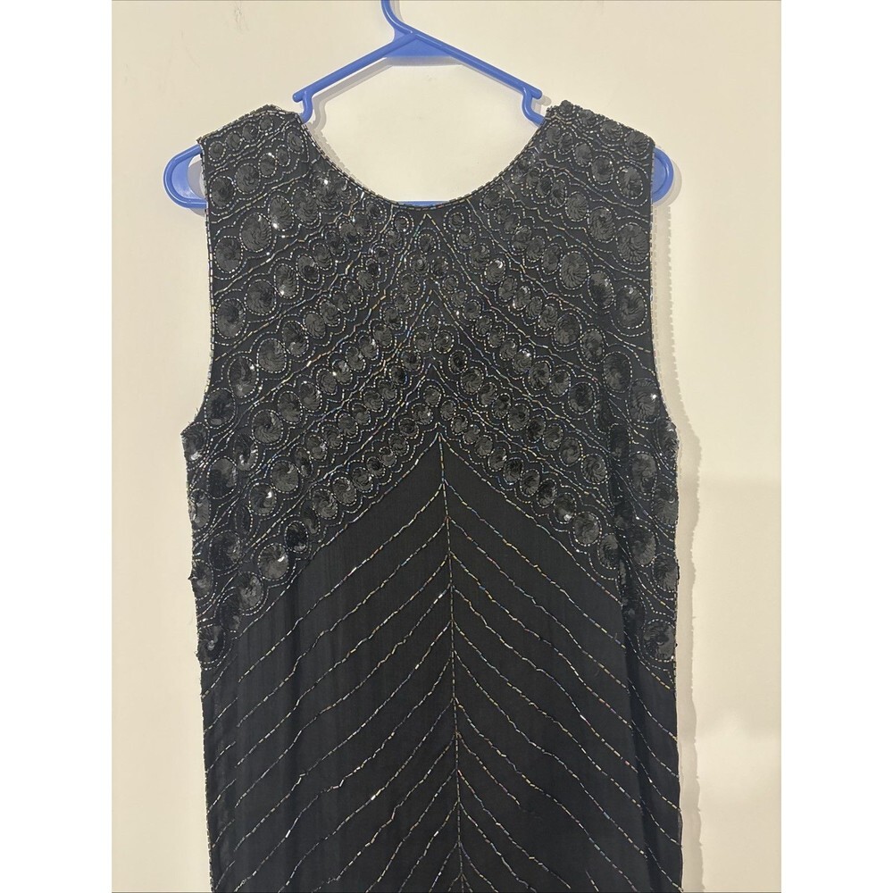 Creative Creations 100% Silk Dress Beads & Sequins Beautiful Medium - Picture 4 of 16